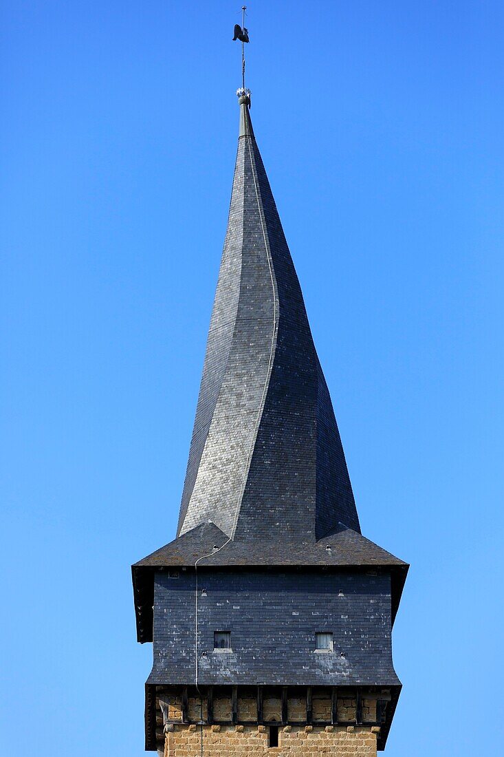 Frankreich, Gers, Mouchan, Kirche Saint Austregesile (XII.), denkmalgeschützt