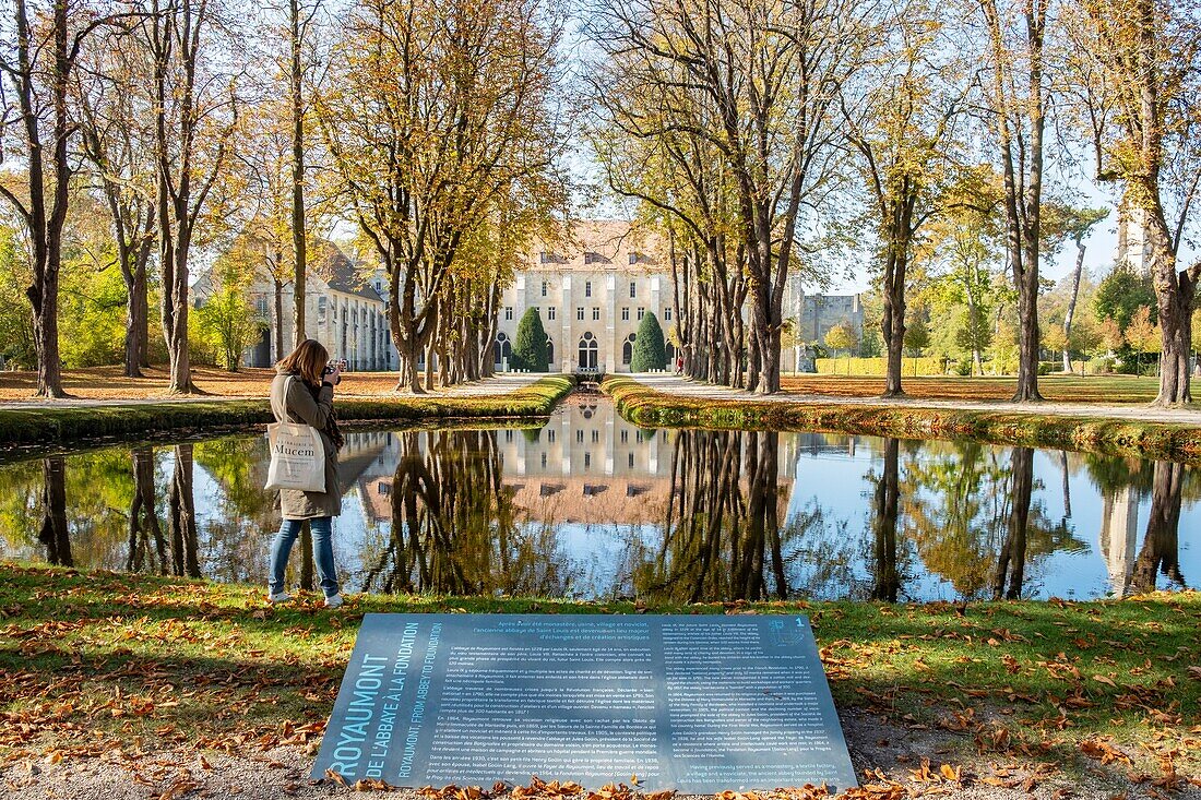 Frankreich, Val d'Oise, Asnieres sur Oise, die Zisterzienserabtei von Royaumont