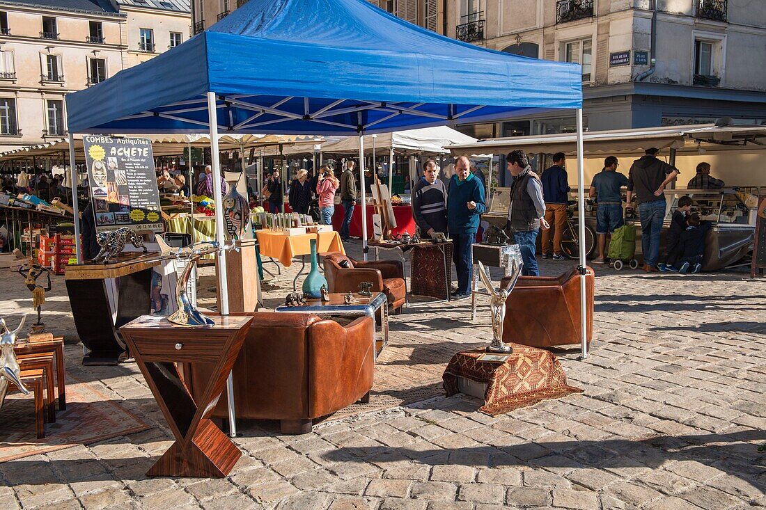 France, Yvelines, Versailles, district Saint Louis, Saint Louis market