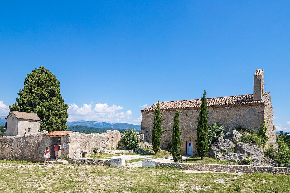 Frankreich, Var, Pays de Fayence, Montauroux, St. Bartholomäus-Kapelle