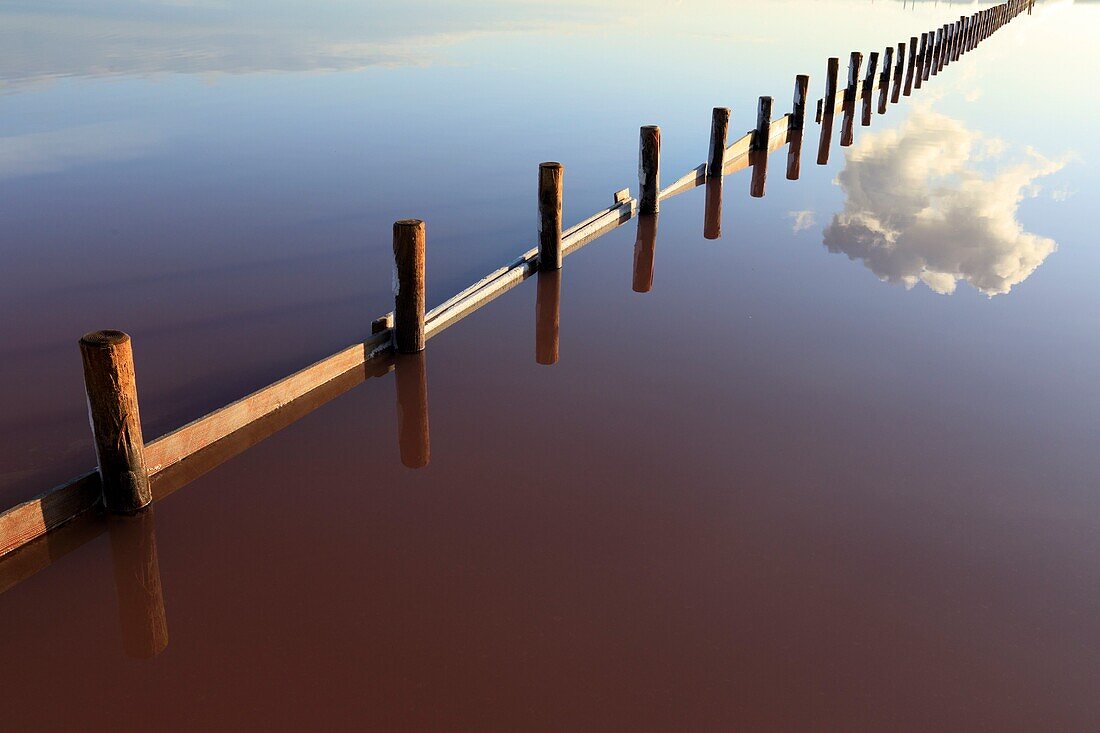 France, Bouches du Rhone, Berre l'Etang, Salins de Berre