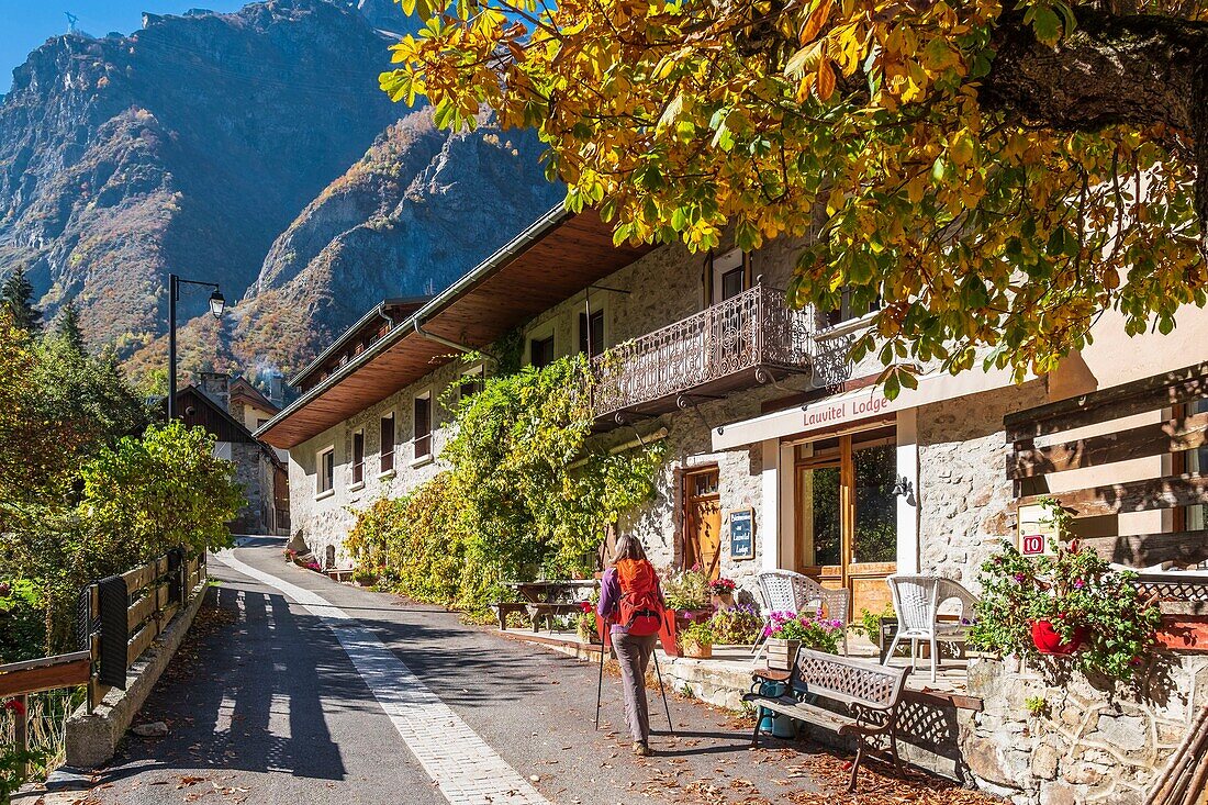 Frankreich, Isere, Nationalpark Ecrins, Veneon-Tal, Wanderung zum Lauvitel-See auf dem Wanderweg GR 54 ab La Danchere