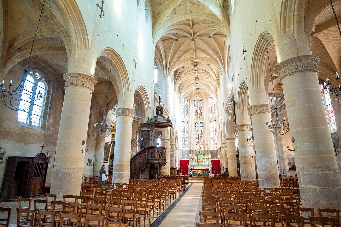 France, Val d'Oise, L'Isle Adam, Saint Martin's Church