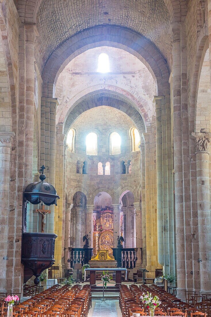 Frankreich, Correze, Dordogne-Tal, Beaulieu sur Dordogne, Stiftskirche Saint Pierre
