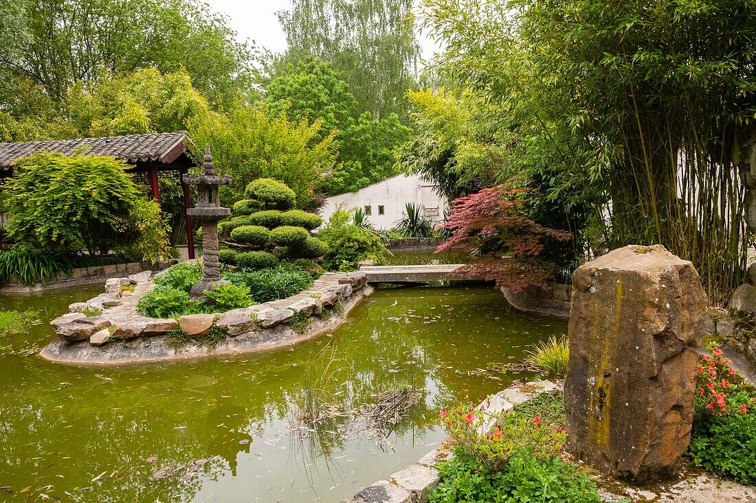 Frankreich, Yvelines, Saint Remy l'Honore, Yili Garten, erster chinesischer Garten in Frankreich