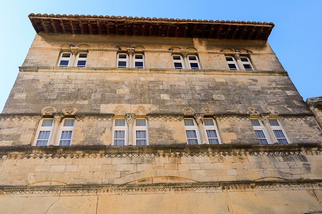 France, Gard, Saint Gilles, 17th century abbey church of Saint Gilles, class Historic Monument and World Heritage by UNESCO