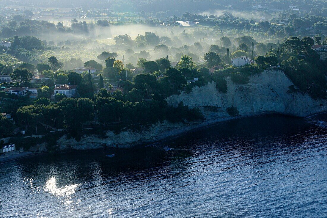 France, Bouches du Rhone, La Ciotat, Liouquet (aerial view)