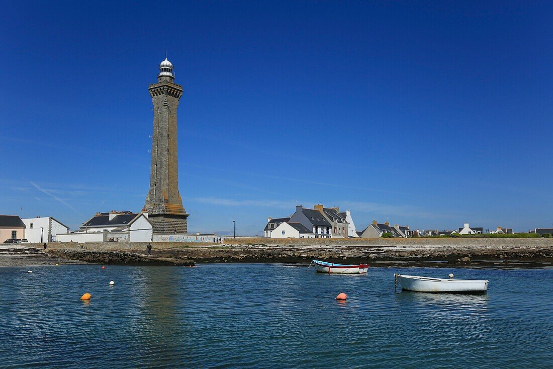 Frankreich, Finistere, Penmarc'h, Pointe de Penmarc'h, der Leuchtturm von Eckmühl