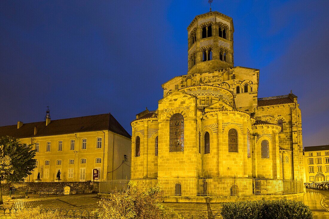 Frankreich, Puy de Dome, Issoire, romanische Kirche von Saint Austremoine, Bett der Abtei Saint Austremoine