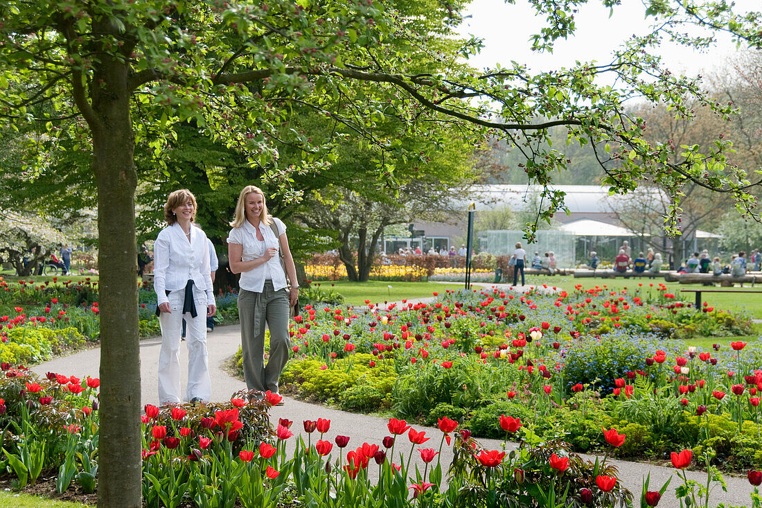 People in park