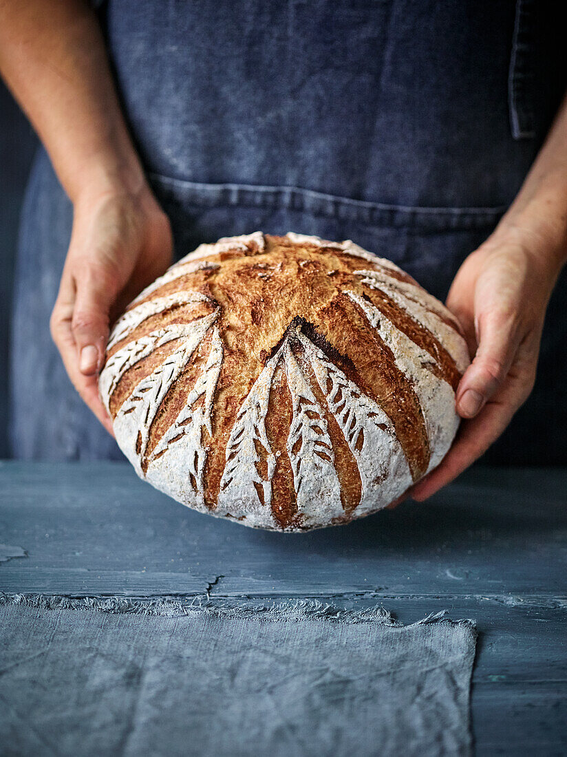 Mixed sourdough bread