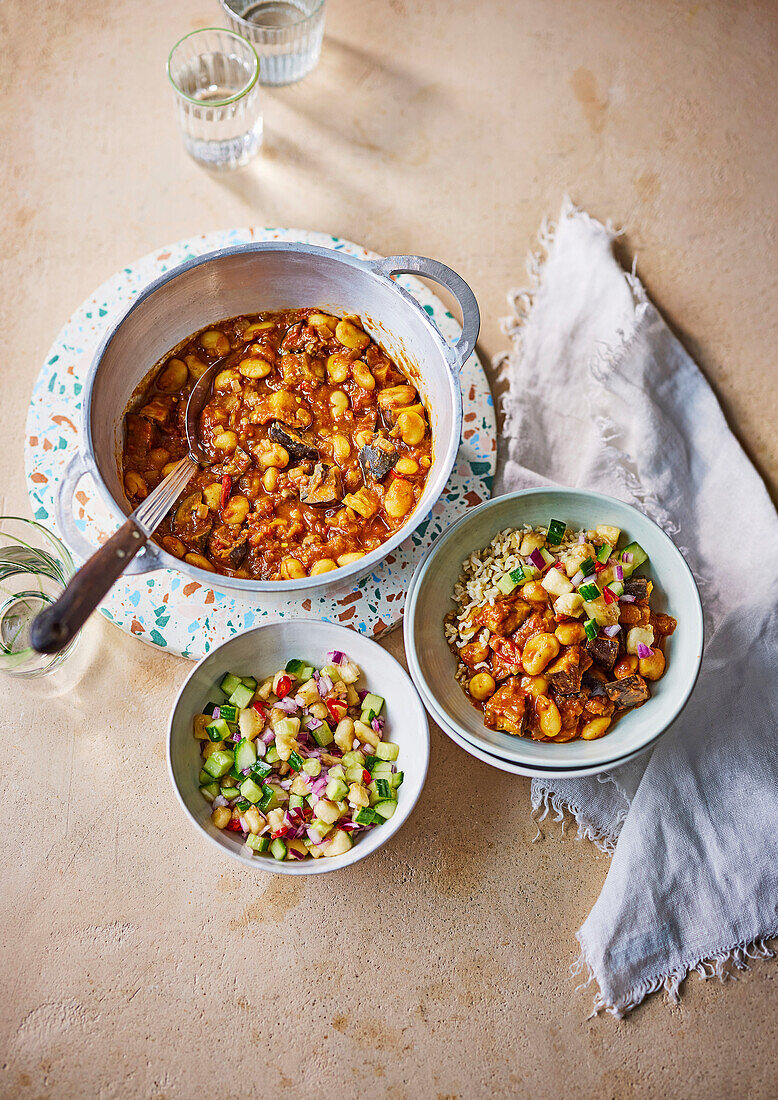 Lima bean curry