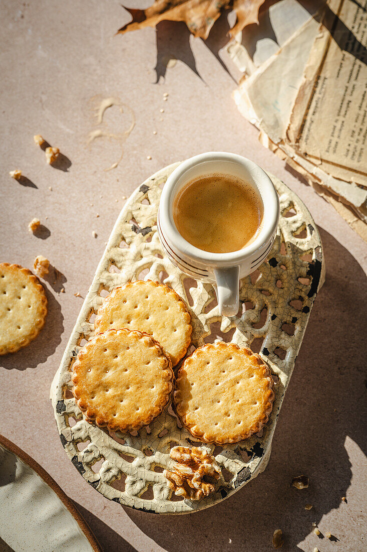 Shortbread mit Kaffee