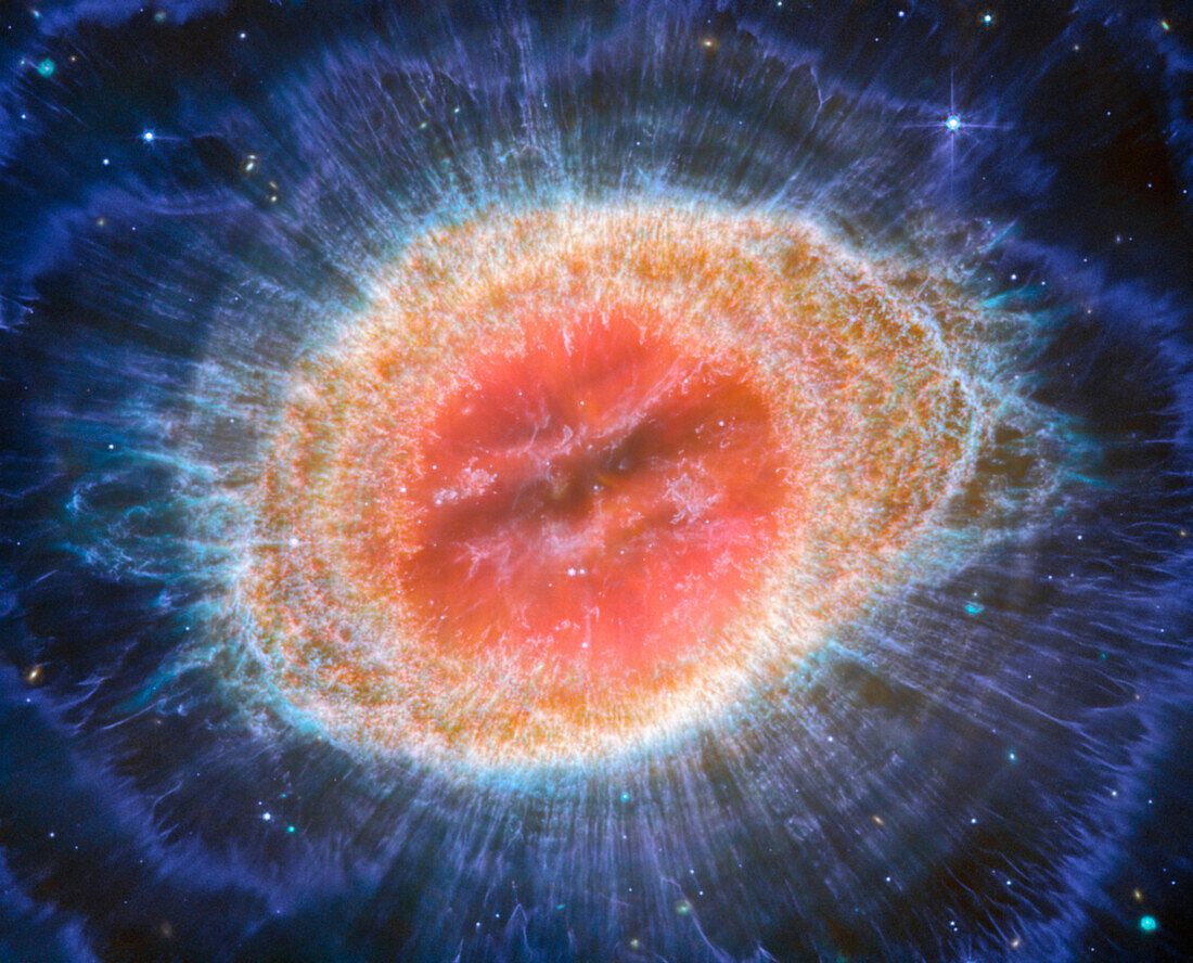 Ring Nebula, JWST image
