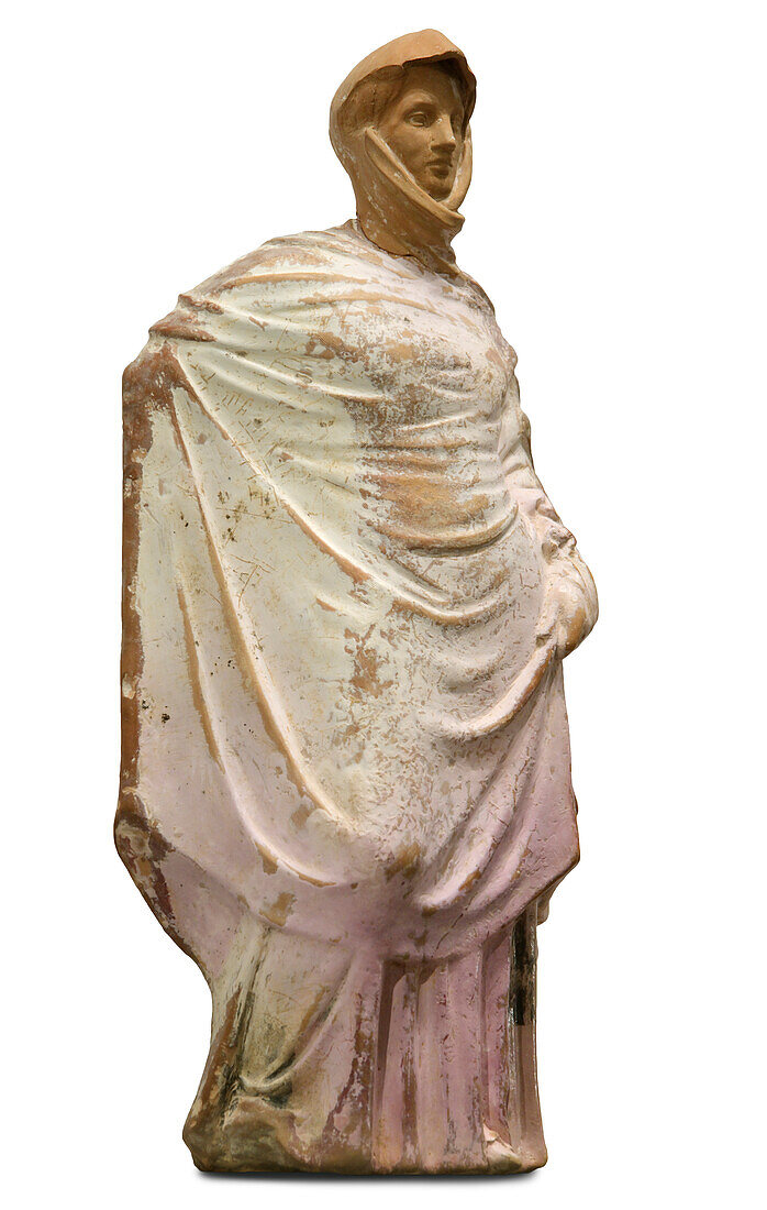 Terracotta figurine from Aigai necropolis