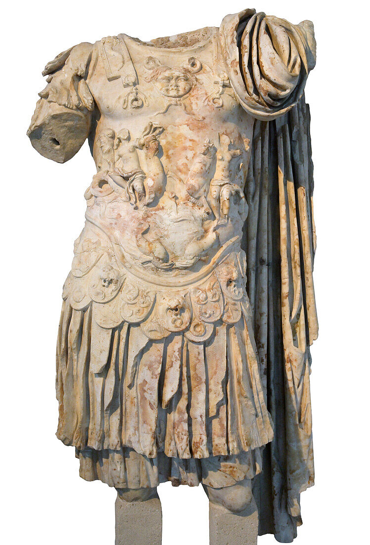 Roman Emperor torso wearing a ciurass.