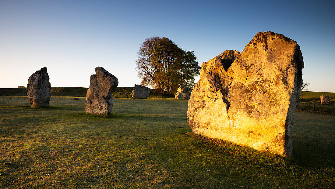 Neolithic standing stones, Avebury, UK