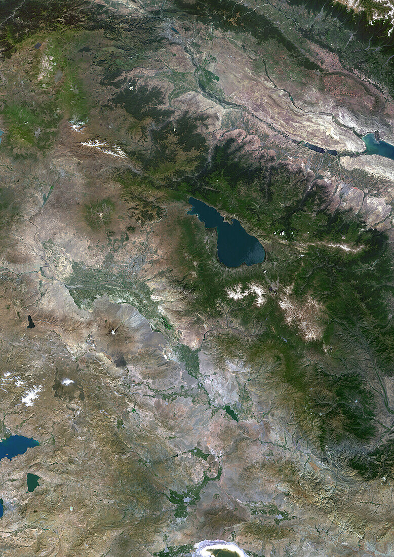 Armenia, satellite image