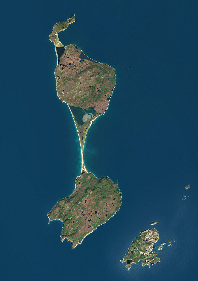 Saint Pierre and Miquelon, satellite image