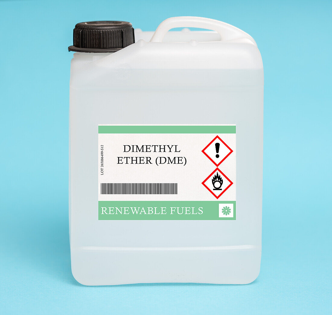 Canister of dimethyl ether