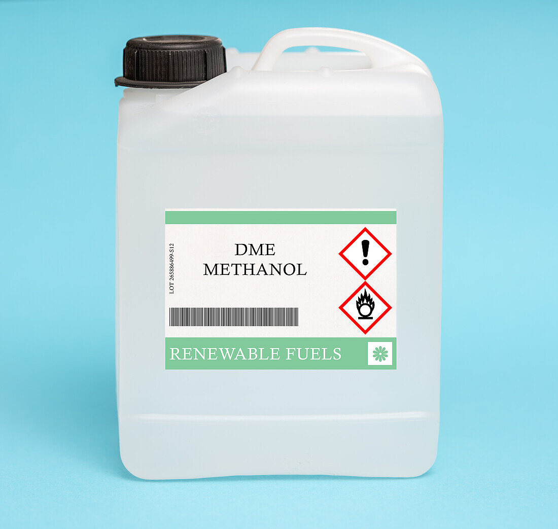 Canister of DME methanol