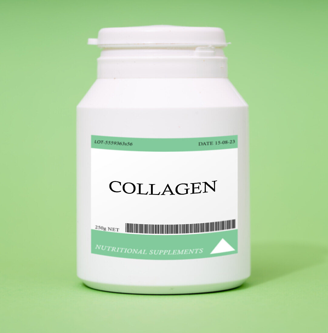 Container of collagen