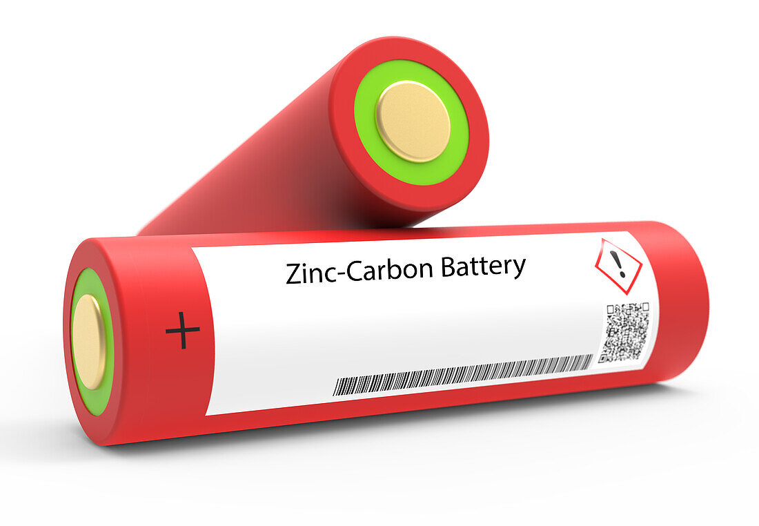 Zinc-carbon battery