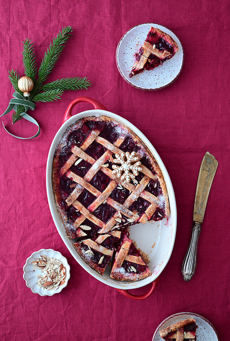 Ovale Linzer Torte