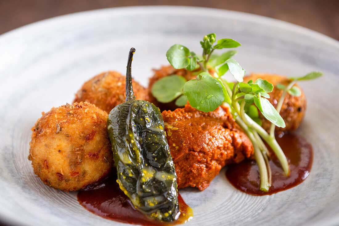 Dahi Kebab - deep-fried cheese balls