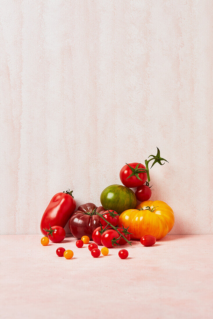 Colourful tomato varieties