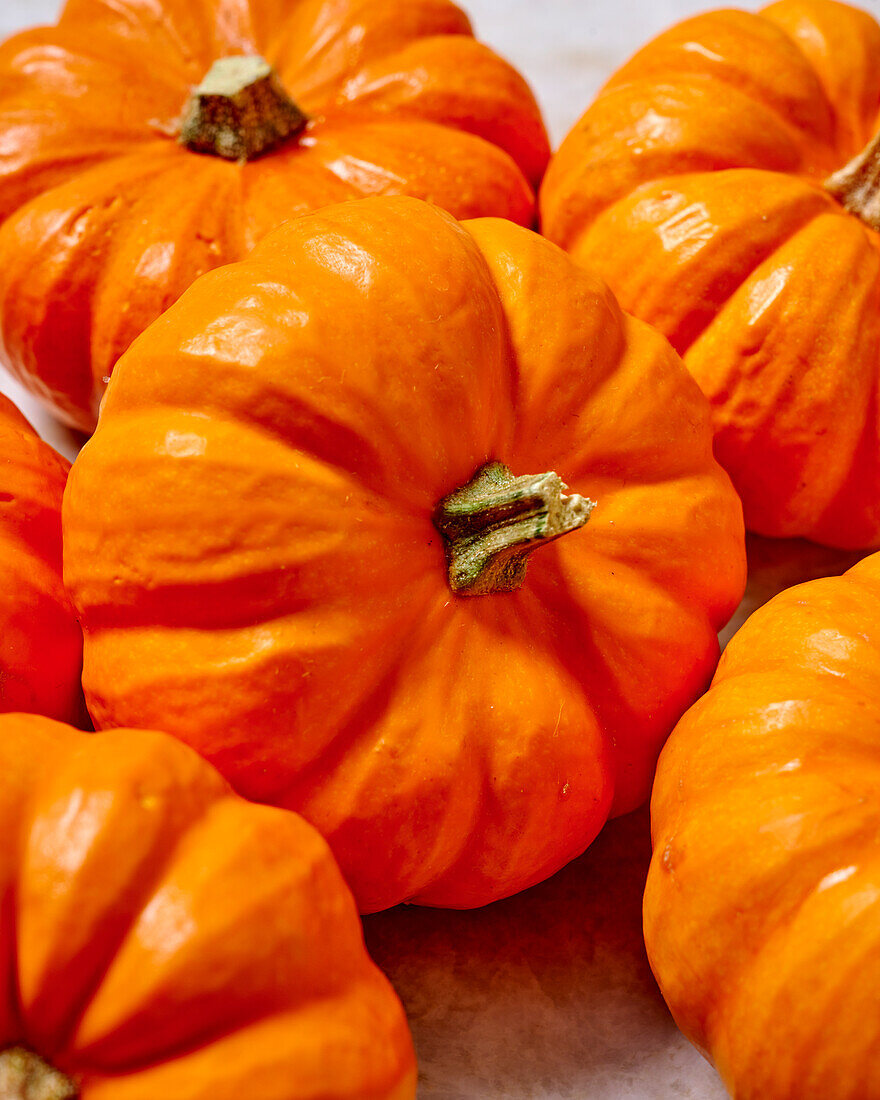 Several pumpkins