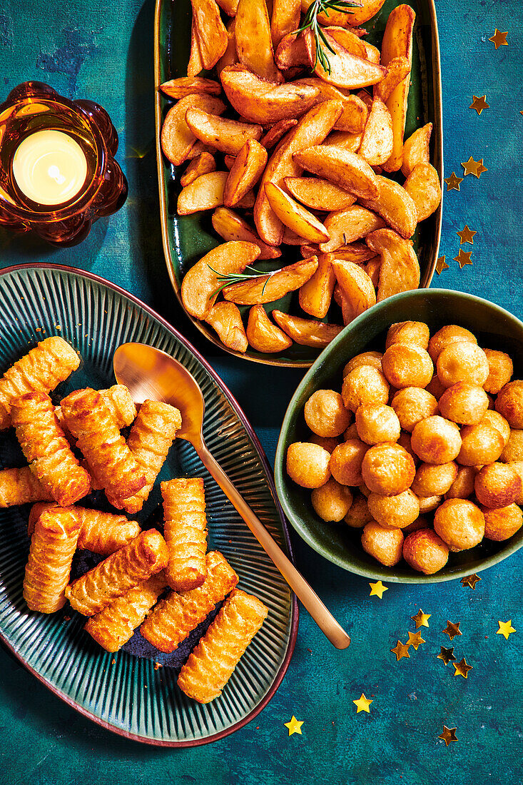 Various potato side dishes