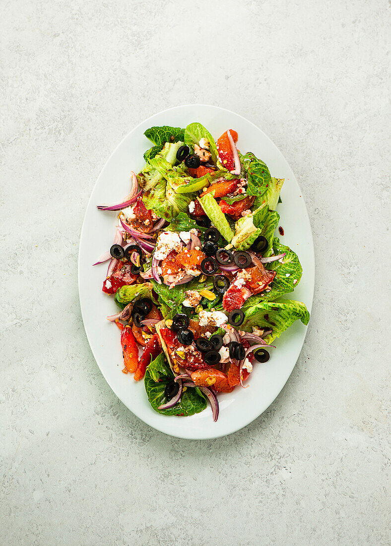 Sicilian-inspired blood orange salad