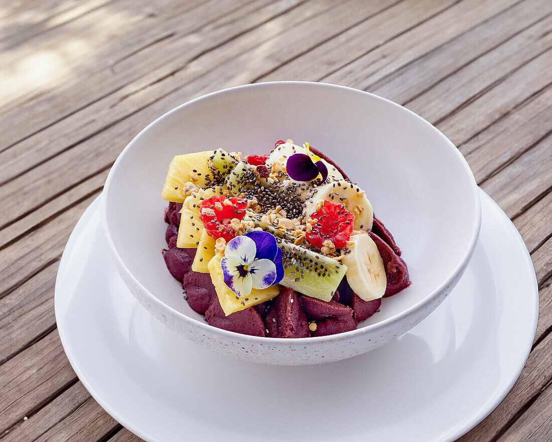 Acai bowl with fruit