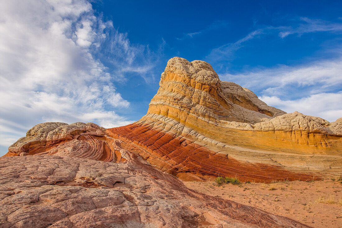 Lollipop Rock, eine Sandsteinformation in der White Pocket Recreation Area, Vermilion Cliffs National Monument, Arizona