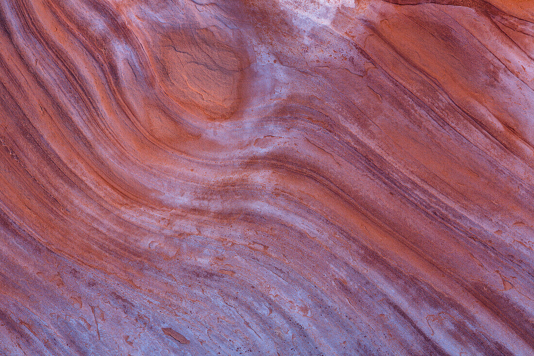 Colorful eroded Aztec sandstone formations in Little Finland, Gold Butte National Monument, Nevada.