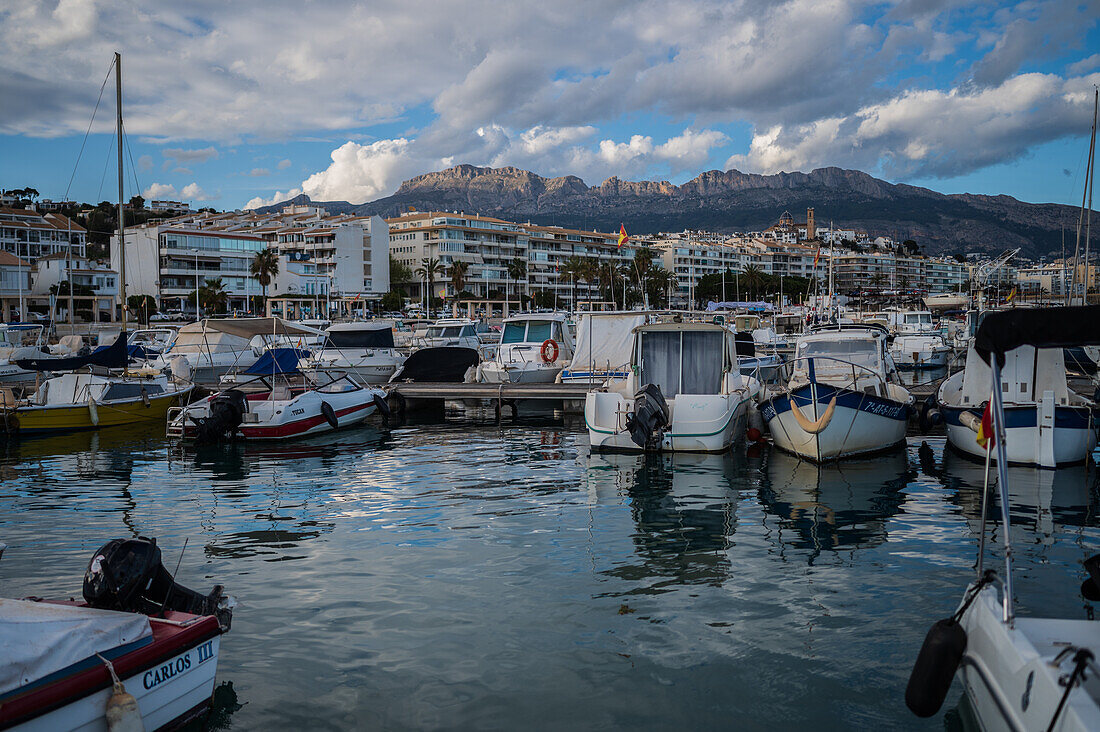 Sports port of Altea, Alicante, Spain