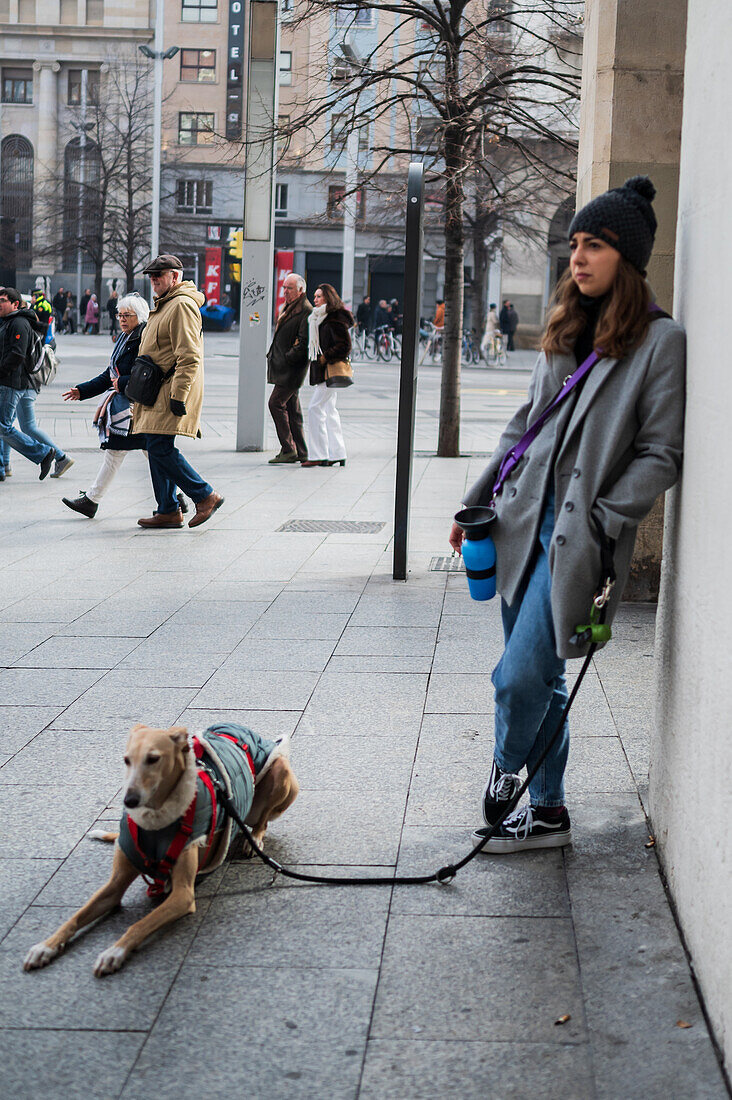 Thousands of people demonstrate in Spain to demand an end to hunting with dogs, Zaragoza, Spain