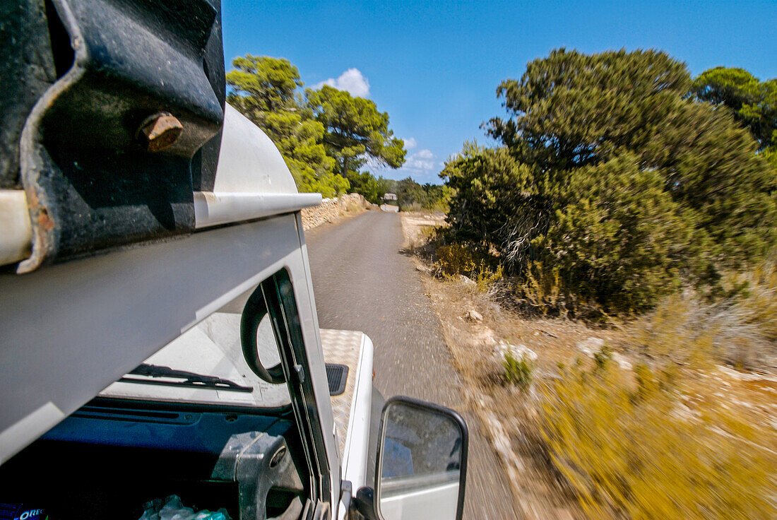 4x4 vehicle in Formentera, Spain