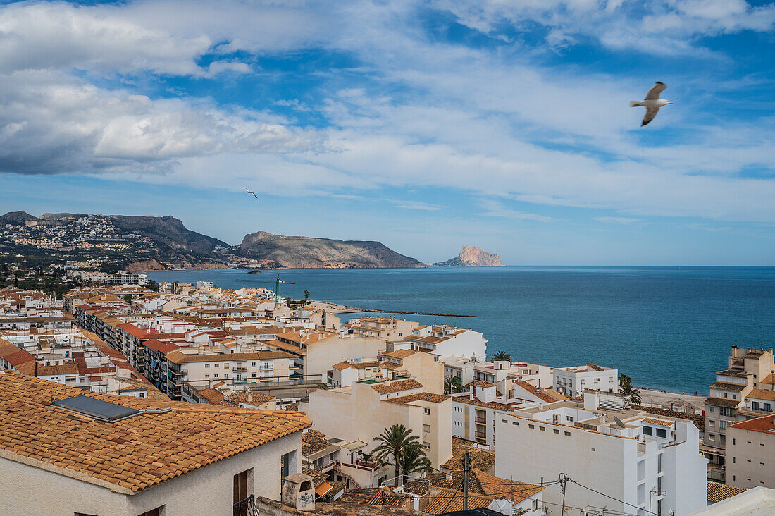 Beautiful view of Altea, Alicante Spain