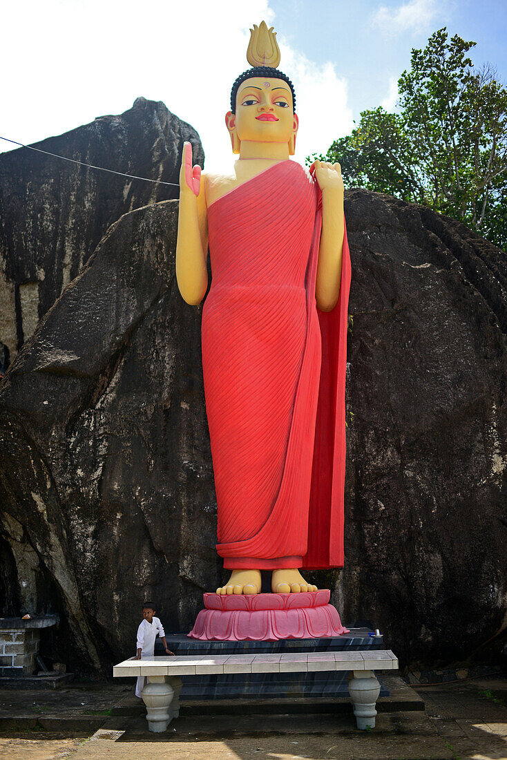 Yatagala Raja Maha Viharaya Buddhist temple, Unawatuna, Sri Lanka