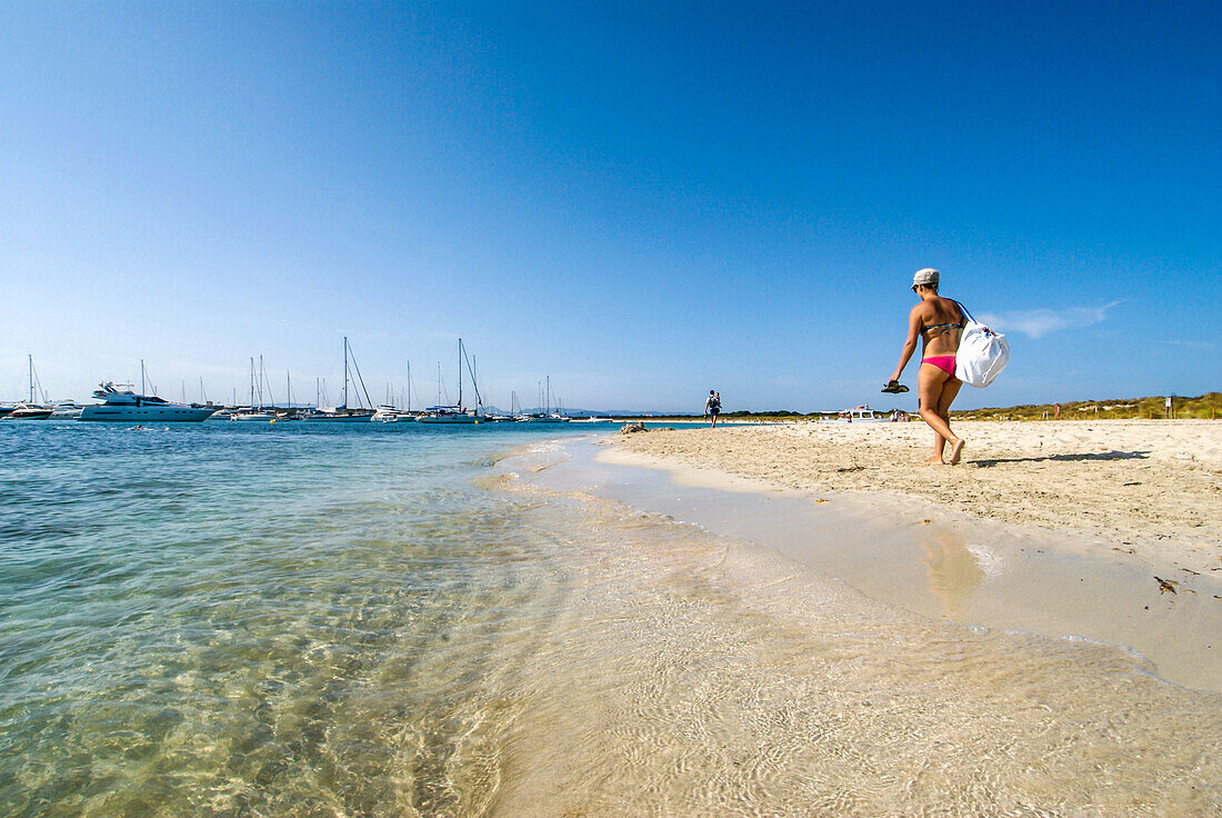 Espalmador, a small island located in the North of Formentera, Balearic Islands, Spain