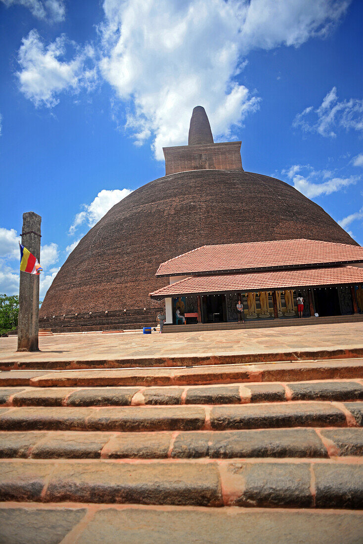 Abhayagiri Buddhist Monastery in Anuradhapura, Sri Lanka