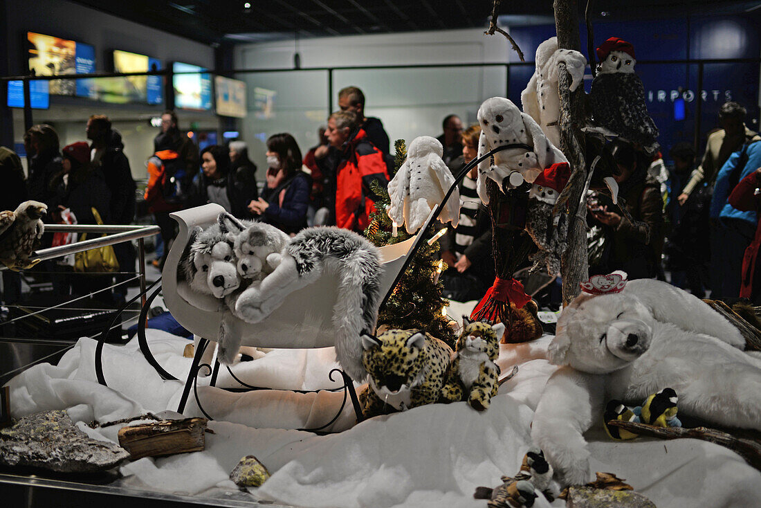 Baggage carousel in Rovaniemi airport, Finland