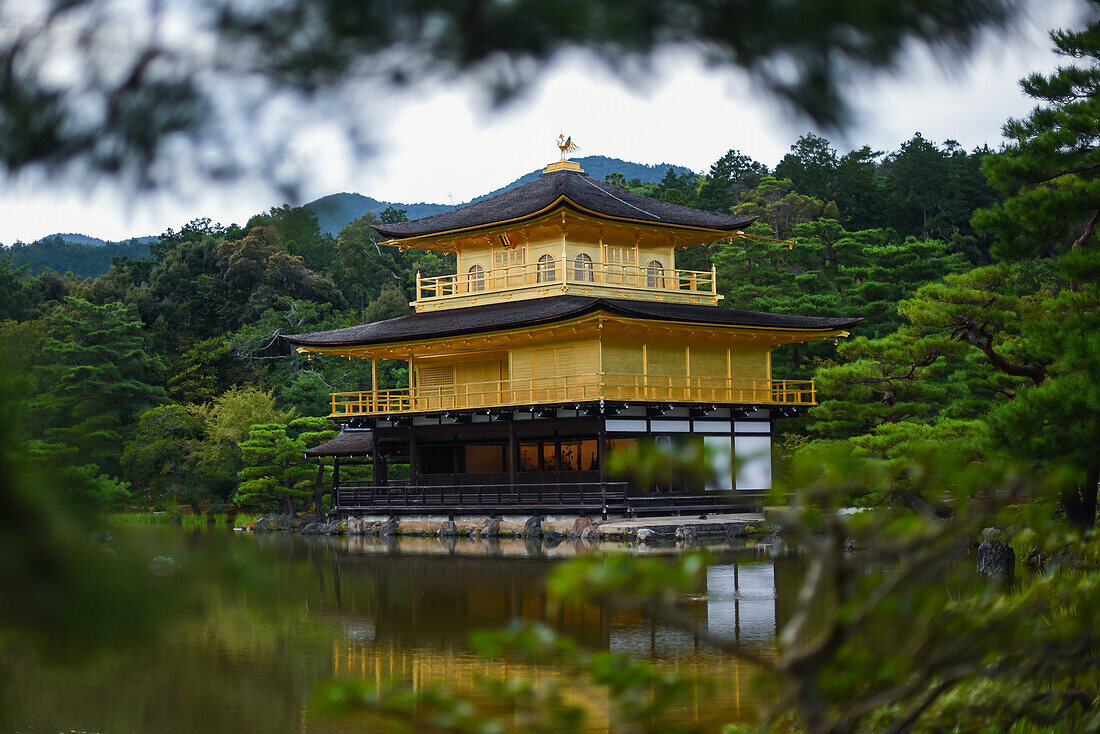 Kinkaku-ji, officially named Rokuon-ji, is a Zen Buddhist temple in Kyoto, Japan