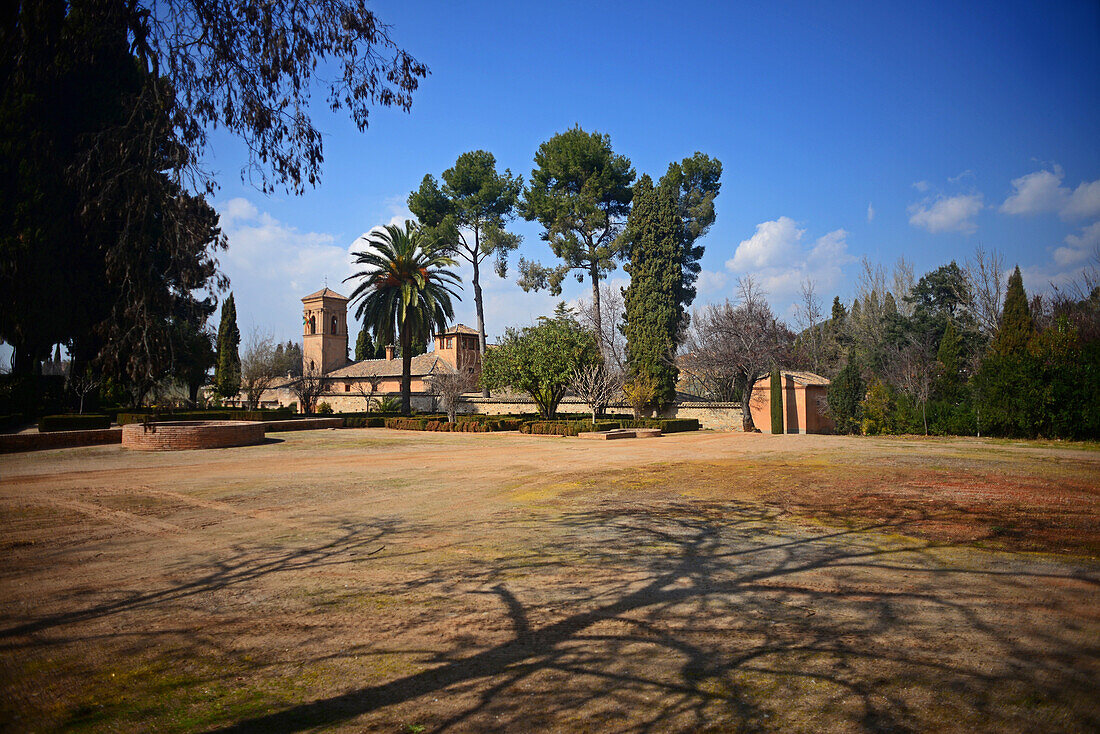 Die Alhambra, Palast- und Festungskomplex in Granada, Andalusien, Spanien