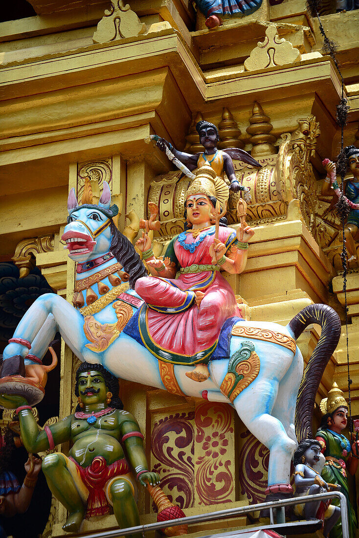 Der Hindu-Tempel Sri Muthumariamman Thevasthanam in Matale, Sri Lanka