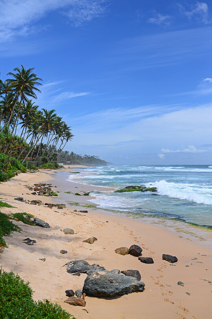 Schöner Strand in Midigama, Sri Lanka