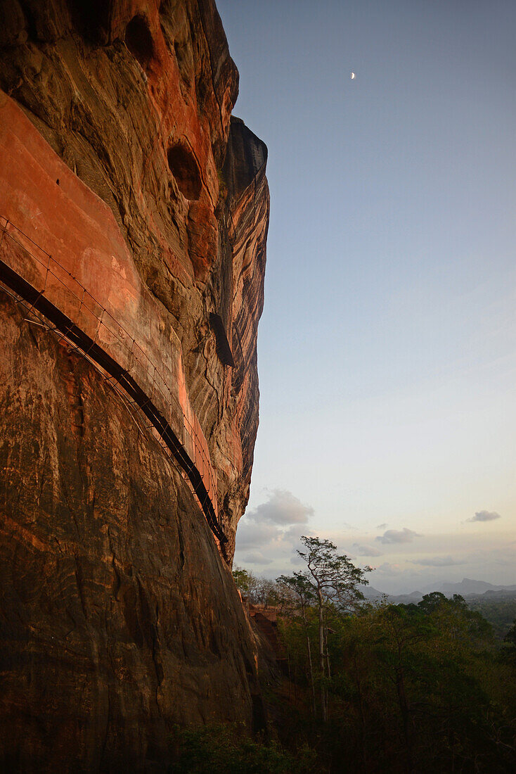 Sigiriya or Sinhagiri, ancient rock fortress located in the northern Matale District near the town of Dambulla in the Central Province, Sri Lanka.