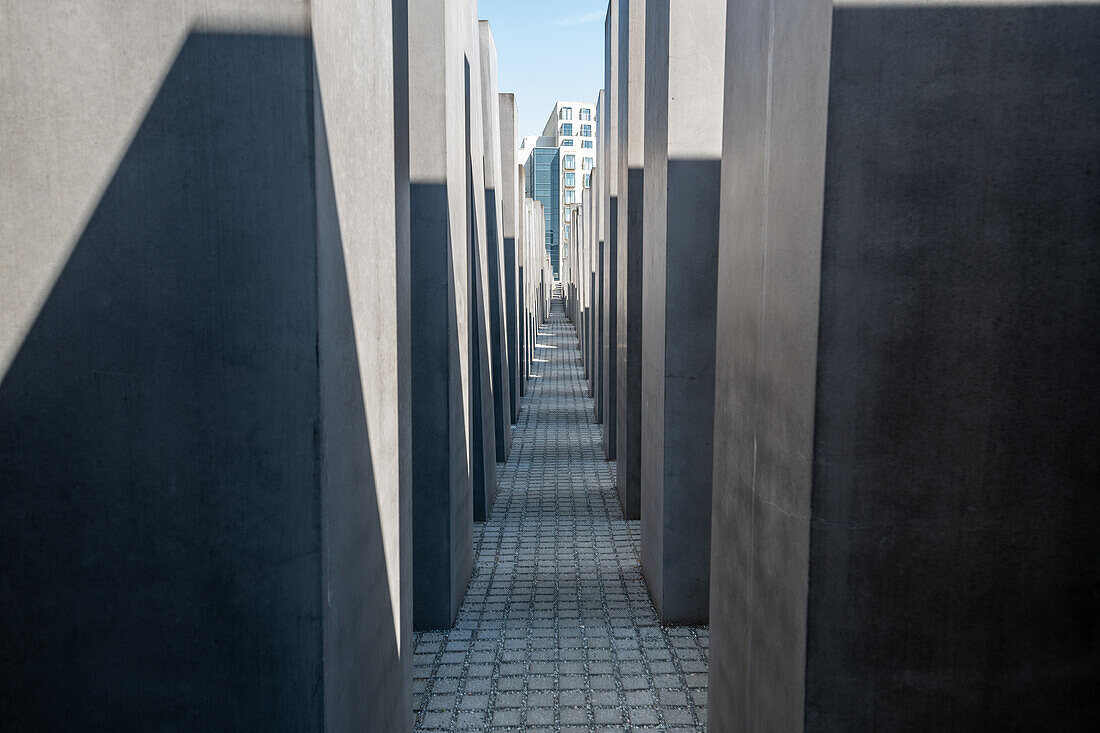 Denkmal für die ermordeten Juden Europas in Berlin Deutschland